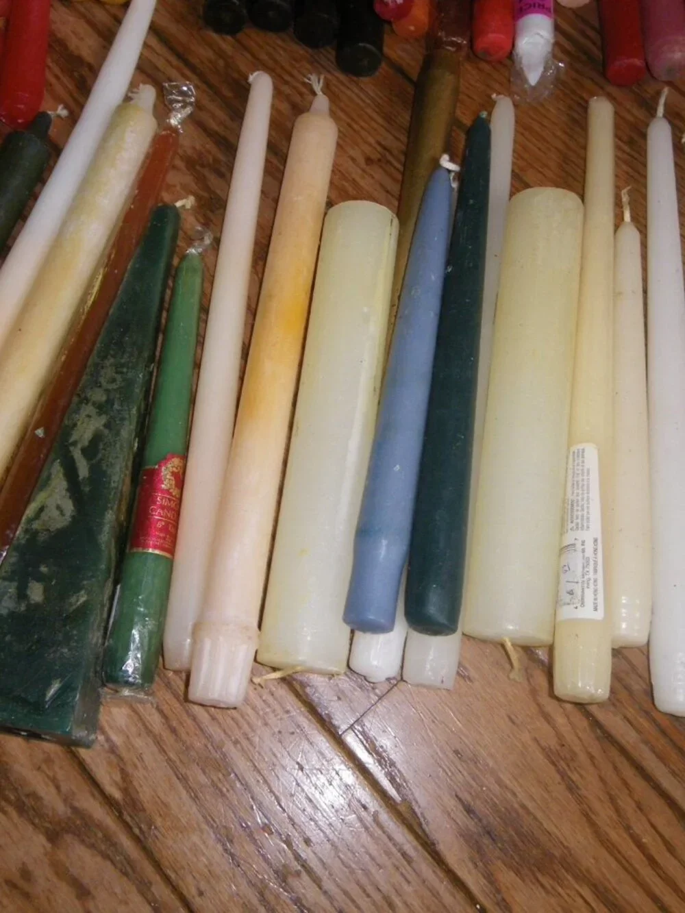 Giant Assorted Candle Stick Lot 78 Candles!